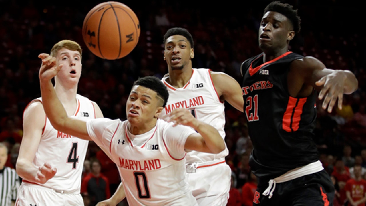 Trimble scores 17 to lead No. 22 Maryland past Rutgers 67-55 (Jan 24, 2017)